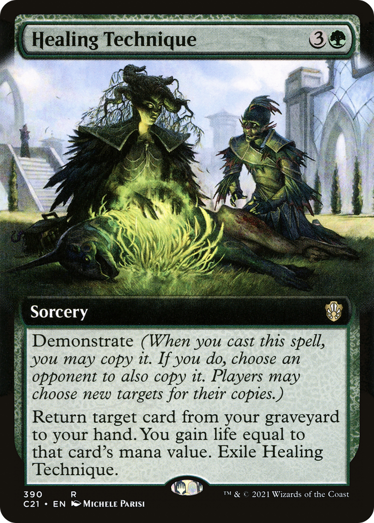 Healing Technique (C21-390) [Commander 2021] (Extended Art) MTG Single Wizards of the Coast