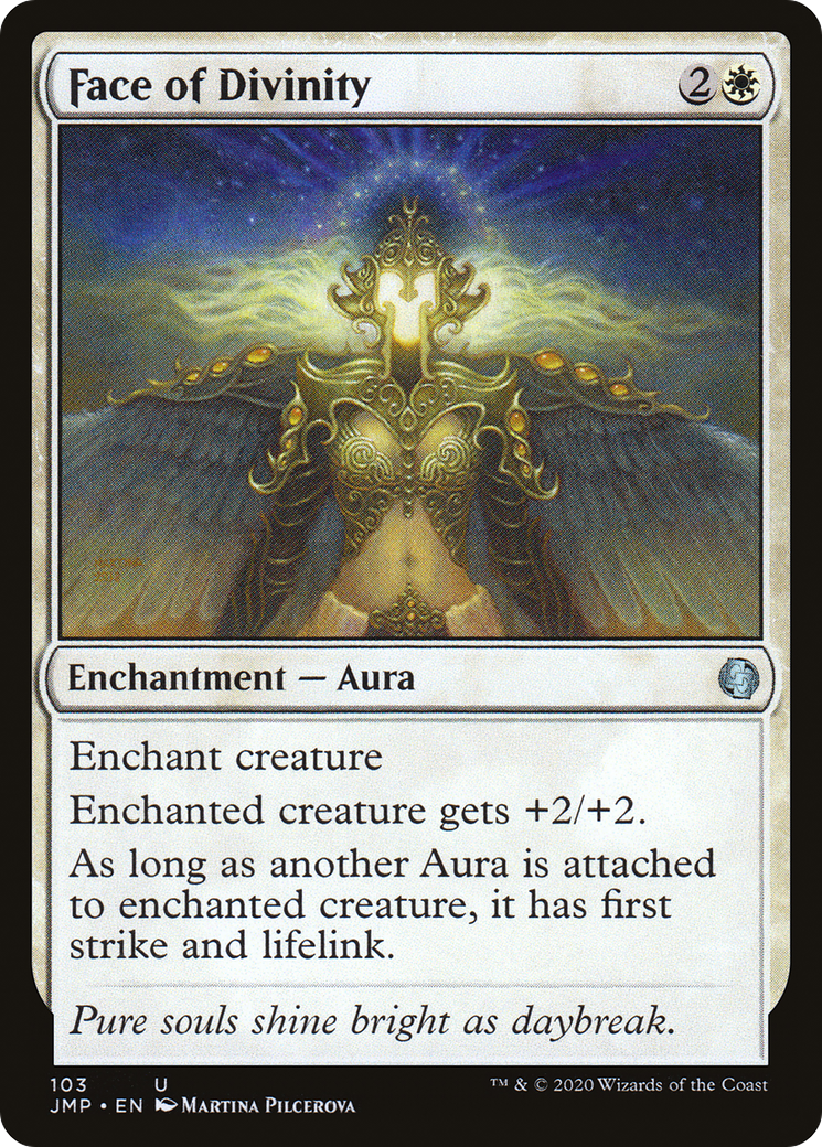 Face of Divinity (JMP-103) [Jumpstart] MTG Single Wizards of the Coast