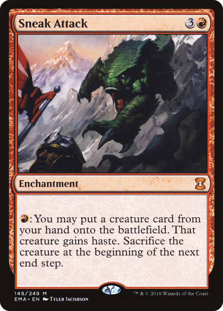 Sneak Attack (EMA-148) [Eternal Masters] MTG Single Wizards of the Coast