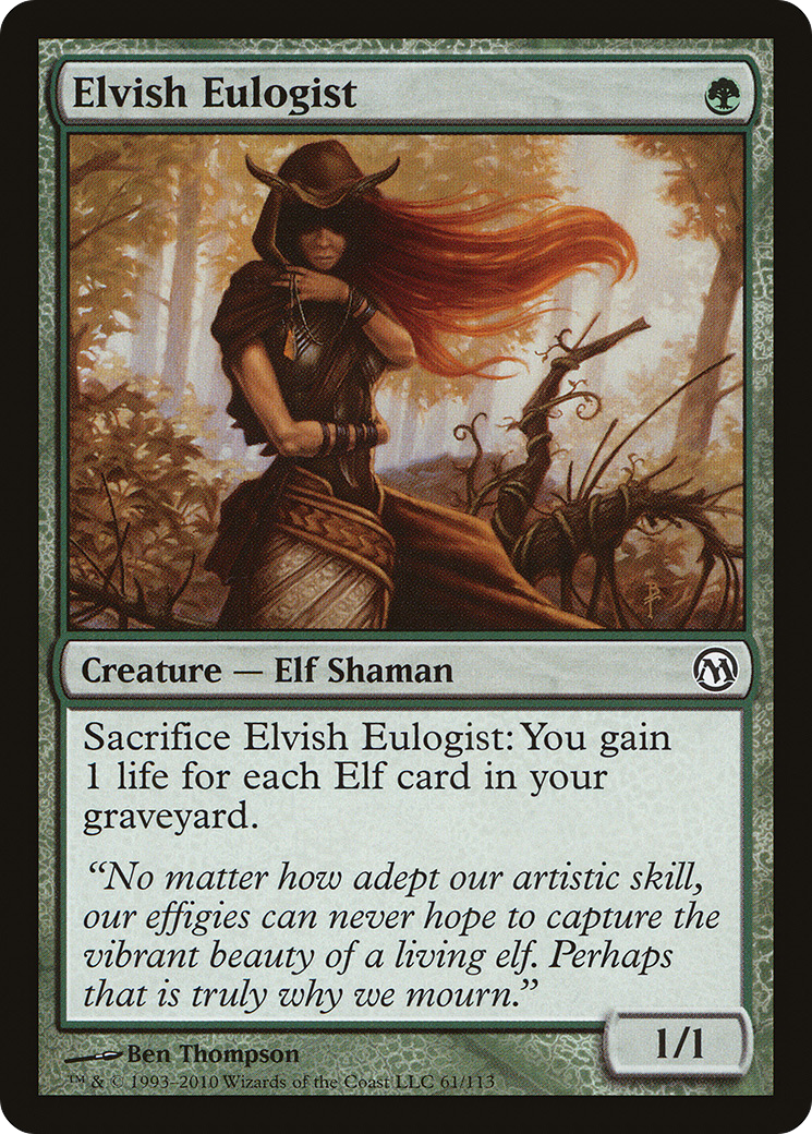 Elvish Eulogist (DPA-061) [Misc] Duels of the Planeswalkers MTG Single Wizards of the Coast