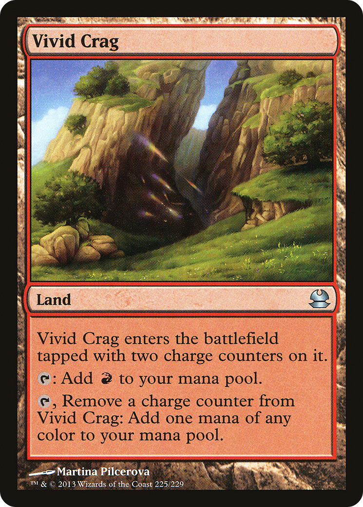 Vivid Crag (MMA-225) [Modern Masters] Foil MTG Single Modern Masters