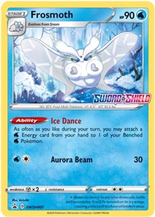 Frosmoth - SWSH007 (Prerelease) (/307) Holofoil [Promos: SWSH Promo Cards] Pokemon Single Pokémon