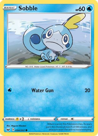 Sobble (54/202) Reverse Holofoil [SWSH: Base Set] Pokemon Single Pokémon