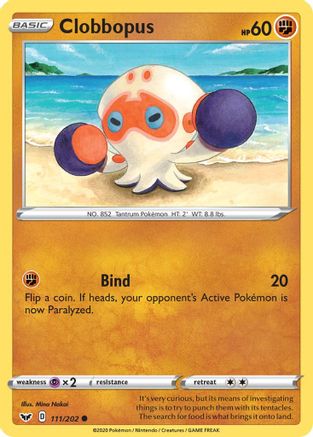 Clobbopus (111/202) [SWSH: Base Set] Pokemon Single Pokémon