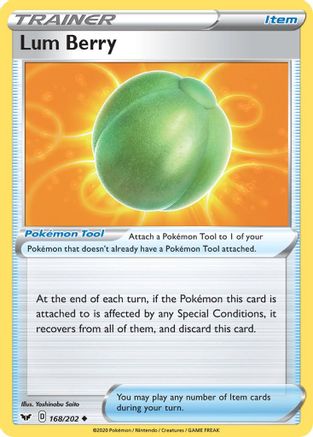 Lum Berry 168/202 [SWSH: Base Set] Pokemon Single Pokémon