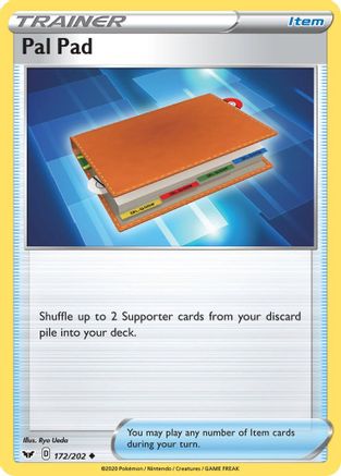 Pal Pad (172/202) Reverse Holofoil [SWSH: Base Set] Pokemon Single Pokémon