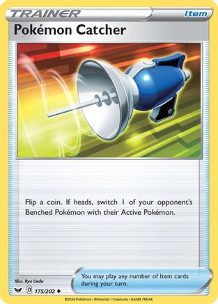Pokemon Catcher (175/202) Reverse Holofoil [SWSH: Base Set] Pokemon Single Pokémon