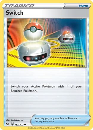 Switch (183/202) Reverse Holofoil [SWSH: Base Set] Pokemon Single Pokémon