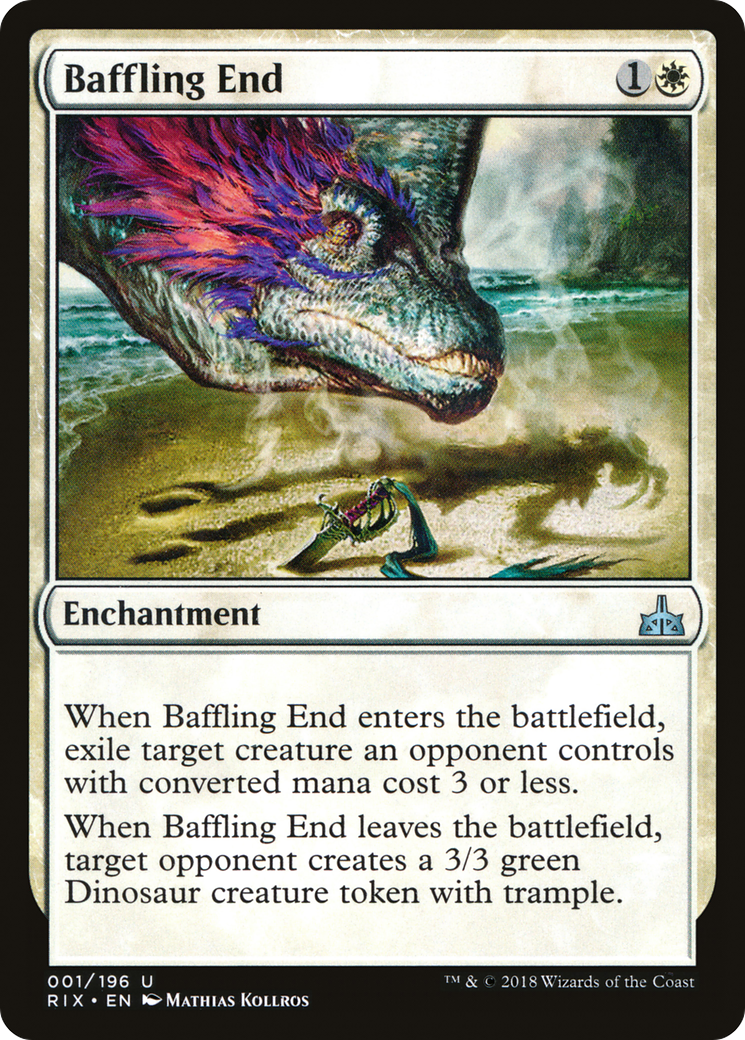 Baffling End (RIX-001) [Rivals of Ixalan] MTG Single Wizards of the Coast