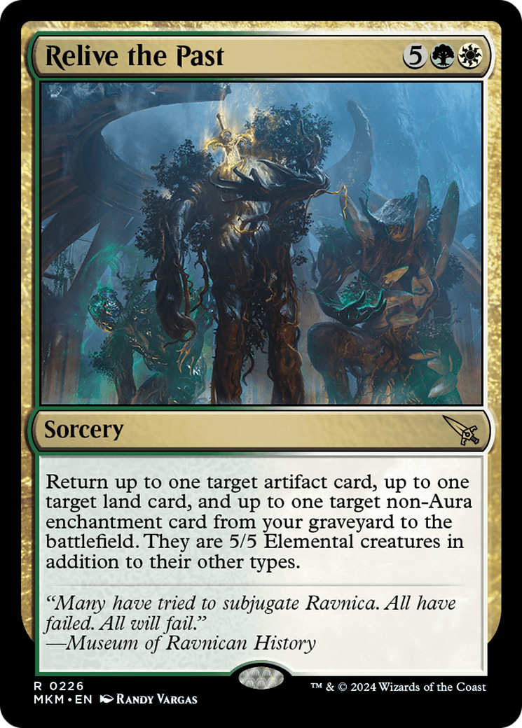 Relive the Past (MKM-226) [Murders at Karlov Manor] Foil MTG Single Wizards of the Coast