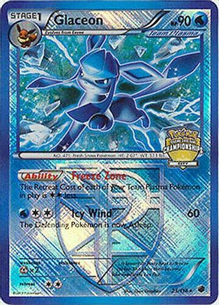 Glaceon 23/116 (City Championships) () Reverse Holofoil [Promos: League & Championship Cards] Pokemon Single Pokémon