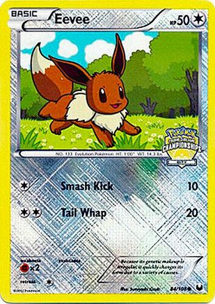 Eevee - 84/108 (City Championships) Reverse Holofoil [Promos: League & Championship Cards] Pokemon Single Pokémon