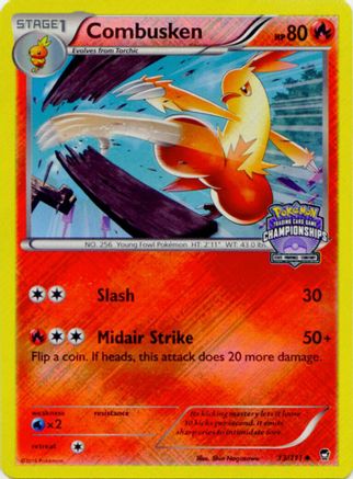 Combusken - 13/111 (State Championships) Reverse Holofoil [Promos: League & Championship Cards] Pokemon Single Pokémon