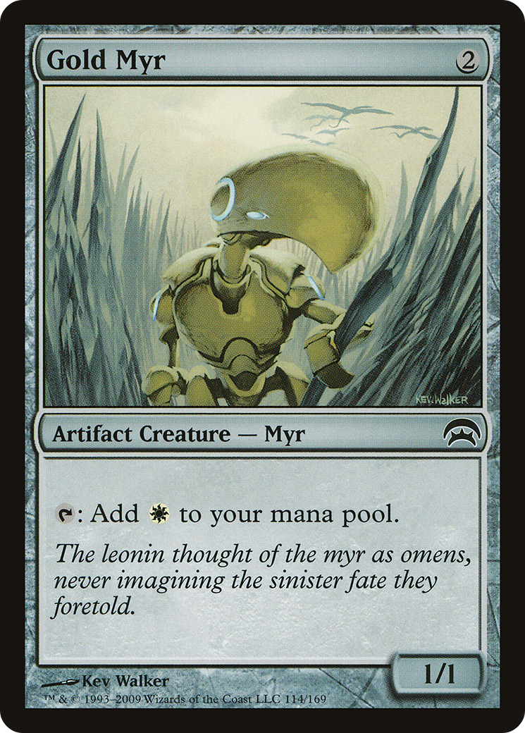 Gold Myr (HOP-114) [Misc] Planechase MTG Single Wizards of the Coast