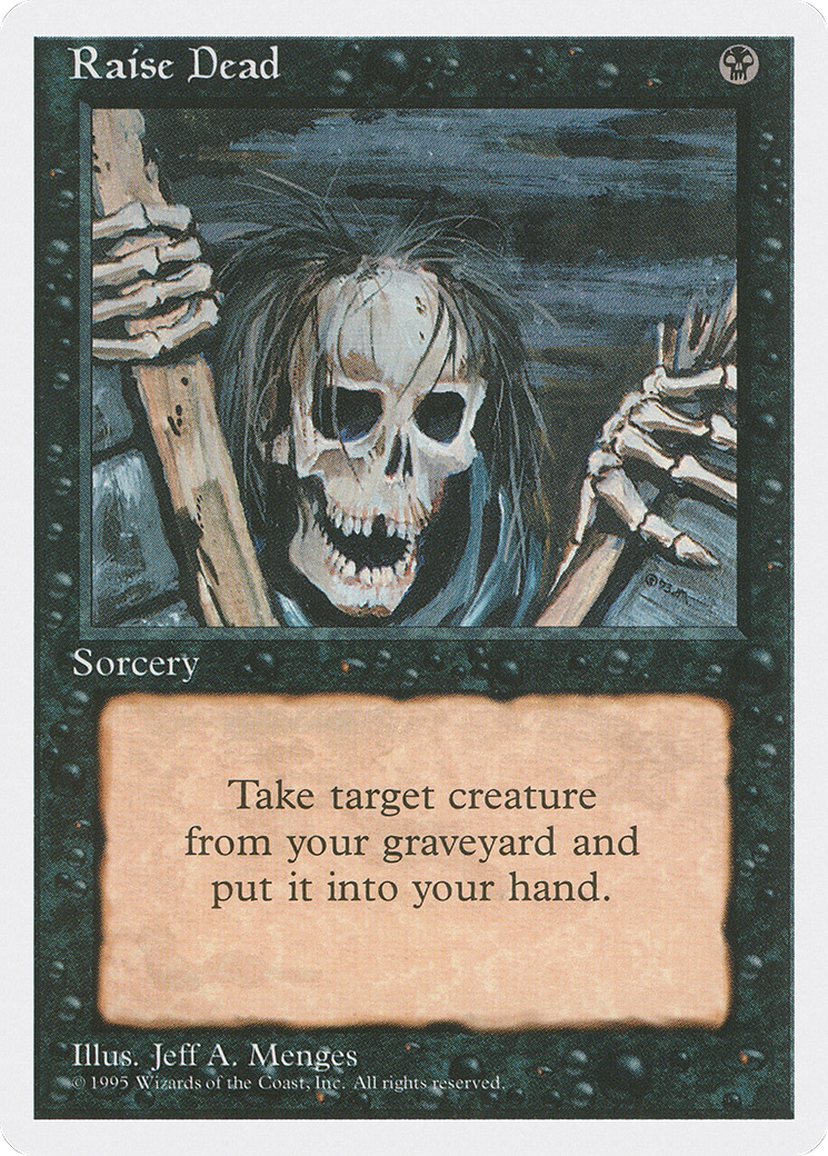 Raise Dead (4ED-156) [Fourth Edition] MTG Single Wizards of the Coast