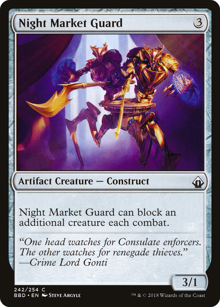 Night Market Guard (BBD-242) [Battlebond] Foil MTG Single Wizards of the Coast