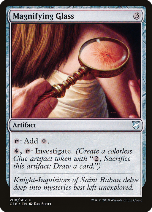 Magnifying Glass (C18-208) [Commander 2018] MTG Single Wizards of the Coast