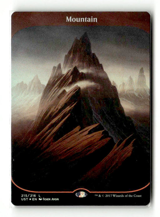 Mountain (215) [Unstable] Foil - Scan (LB-085) High End MTG Single Magic: The Gathering