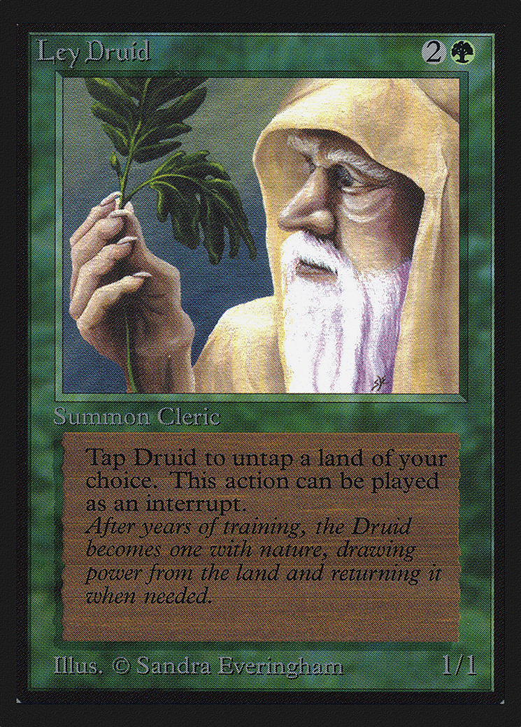 Ley Druid (CED-206) [Collectors' Edition] MTG Single Wizards of the Coast