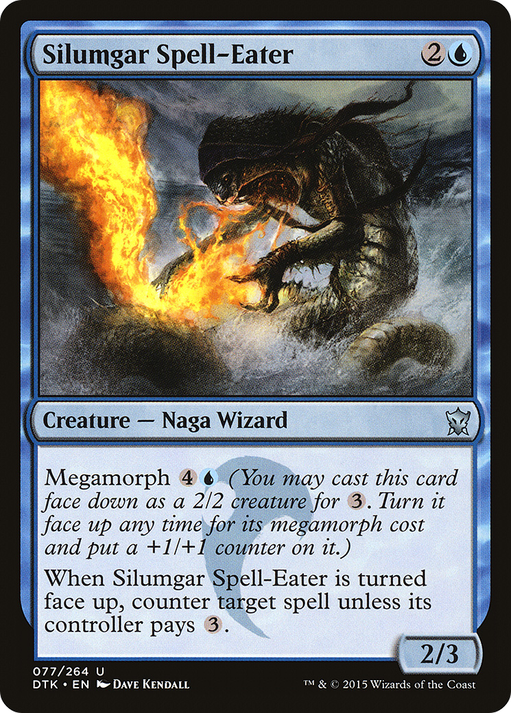 Silumgar Spell-Eater (DTK-077) [Dragons of Tarkir] MTG Single Wizards of the Coast