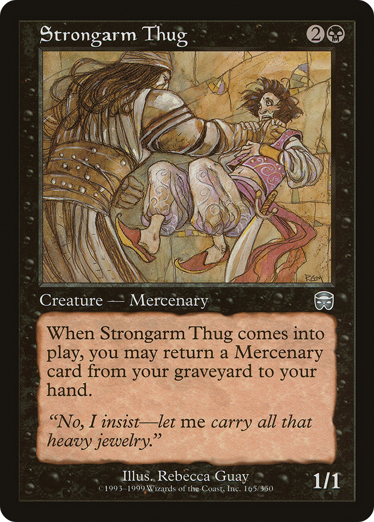 Strongarm Thug (MMQ-165) [Mercadian Masques] MTG Single Wizards of the Coast
