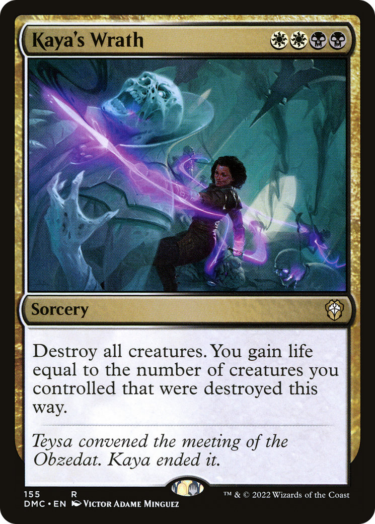 Kaya's Wrath (DMC-155) [Dominaria United Commander] MTG Single Wizards of the Coast
