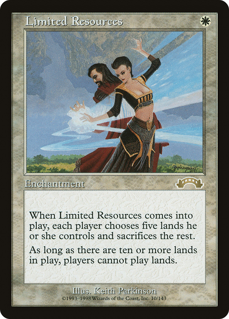 Limited Resources (EXO-010) [Exodus] MTG Single Wizards of the Coast