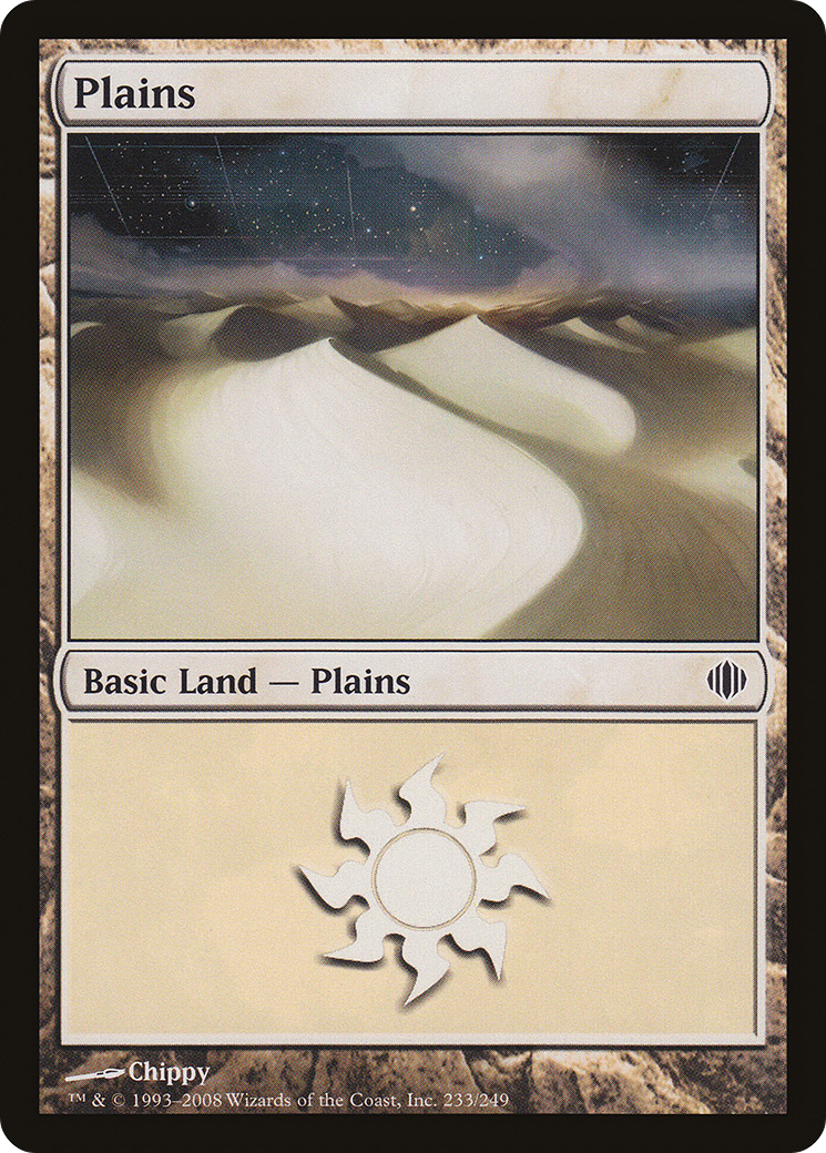 Plains (233) (ALA-233) [Shards of Alara] Foil MTG Single Wizards of the Coast