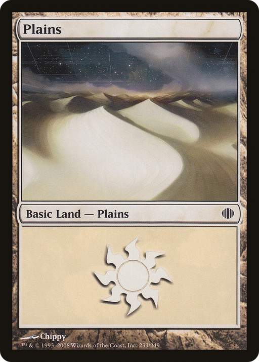 Plains (233) (ALA-233) [Shards of Alara] Foil MTG Single Wizards of the Coast