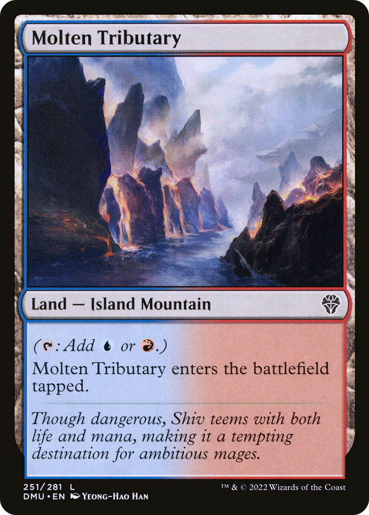 Molten Tributary (DMU-251) [Dominaria United] MTG Single Wizards of the Coast