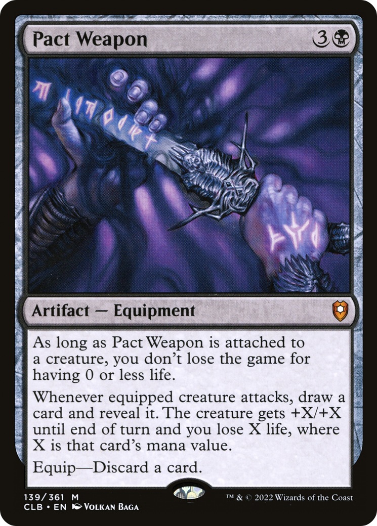 Pact Weapon (CLB-139) [Commander Legends: Battle for Baldur's Gate] MTG Single Wizards of the Coast
