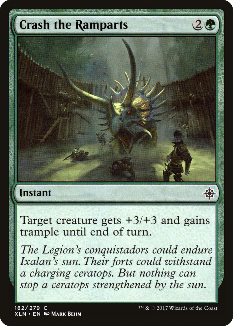 Crash the Ramparts (XLN-182) [Ixalan] MTG Single Wizards of the Coast