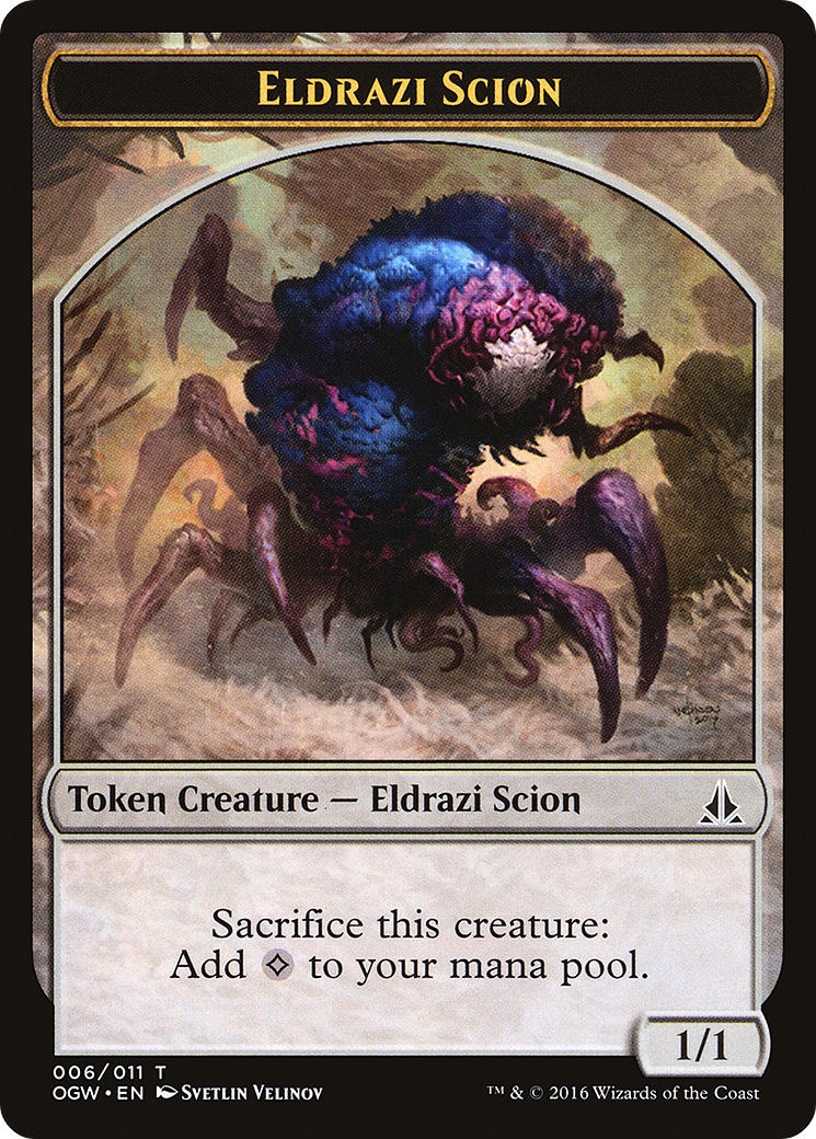 Eldrazi Scion Token (006) (OGW-006) [Tokens] Oath of the Gatewatch Tokens MTG Single Wizards of the Coast