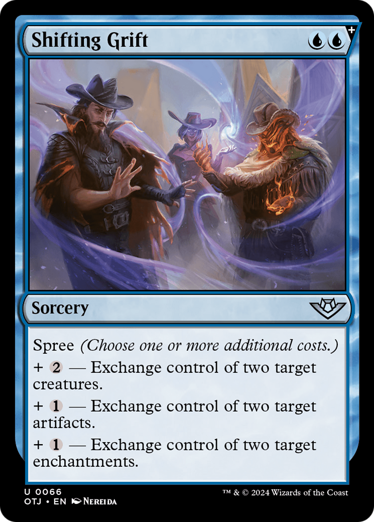 Shifting Grift (OTJ-066) [Outlaws of Thunder Junction] Foil MTG Single Wizards of the Coast