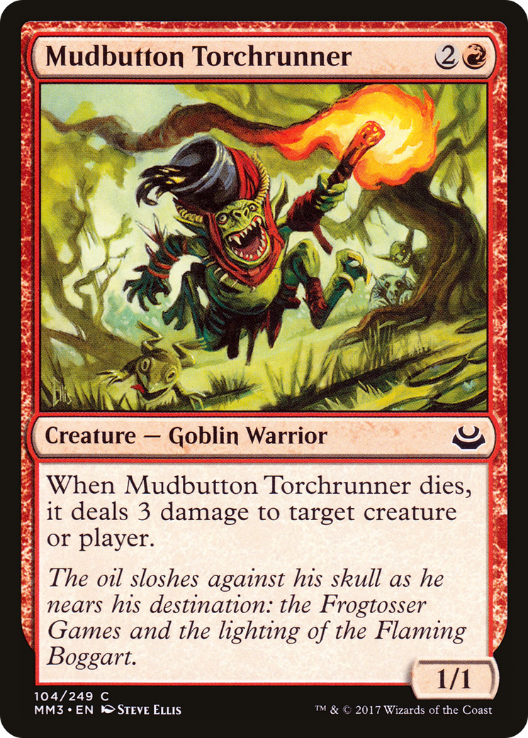 Mudbutton Torchrunner (MM3-104) [Modern Masters 2017] MTG Single Modern Masters 2017