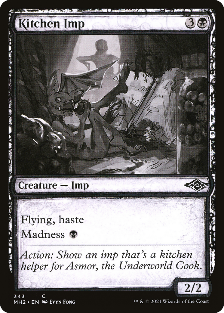Kitchen Imp (MH2-343) [Modern Horizons 2] (Showcase) Foil MTG Single Modern Horizons 2