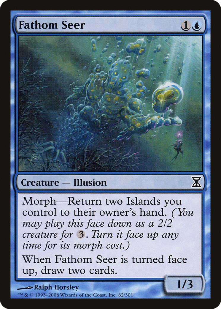 Fathom Seer (TSP-062) [Time Spiral] Foil MTG Single Wizards of the Coast