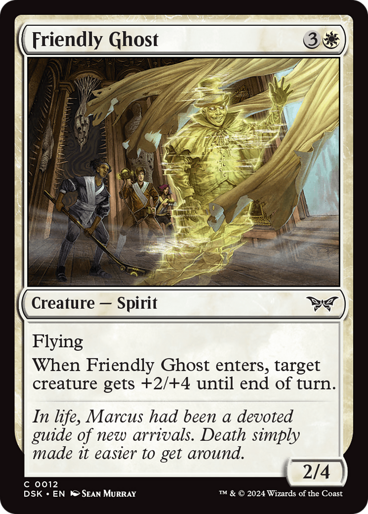 Friendly Ghost (DSK-012) [Duskmourn: House of Horror] MTG Single Wizards of the Coast