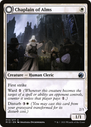 Chaplain of Alms (MID-013) [Innistrad: Midnight Hunt] Foil MTG Single Wizards of the Coast