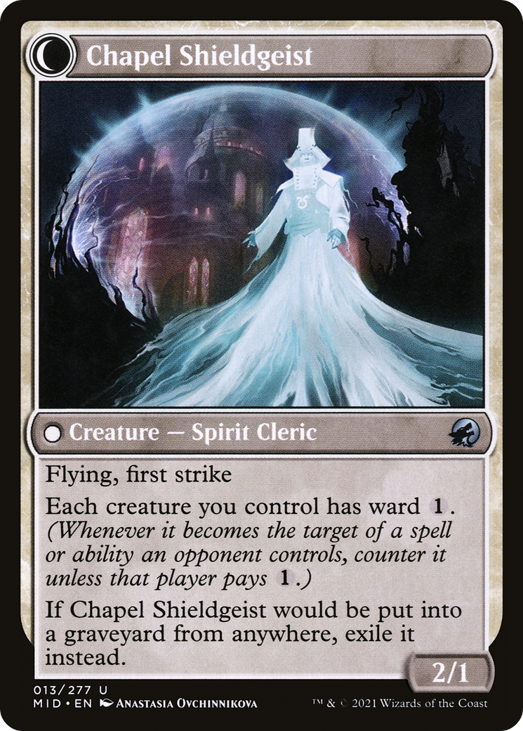 Chaplain of Alms (MID-013) [Innistrad: Midnight Hunt] Foil MTG Single Wizards of the Coast