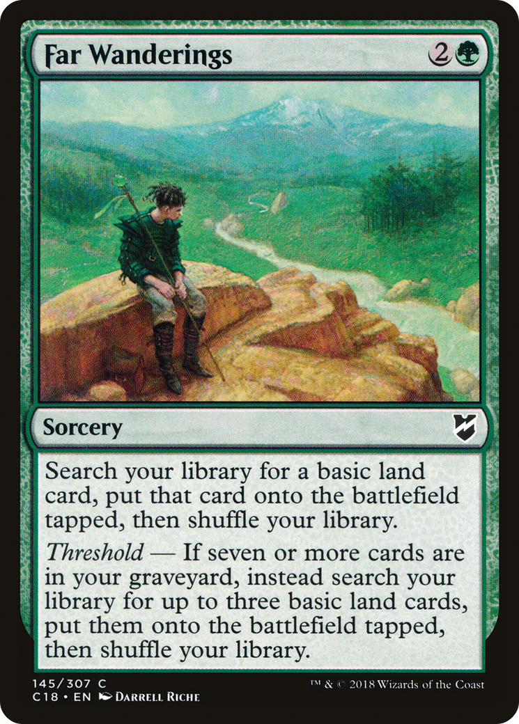 Far Wanderings (C18-145) [Commander 2018] MTG Single Wizards of the Coast