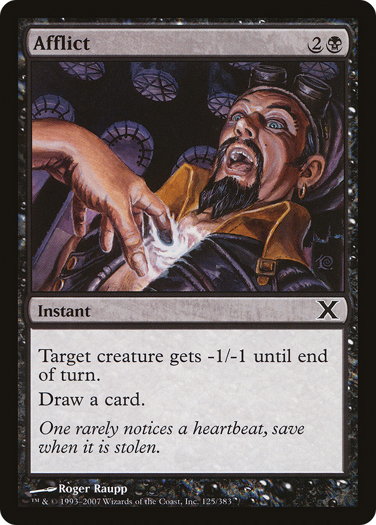 Afflict (10E-125) [Tenth Edition] MTG Single Wizards of the Coast