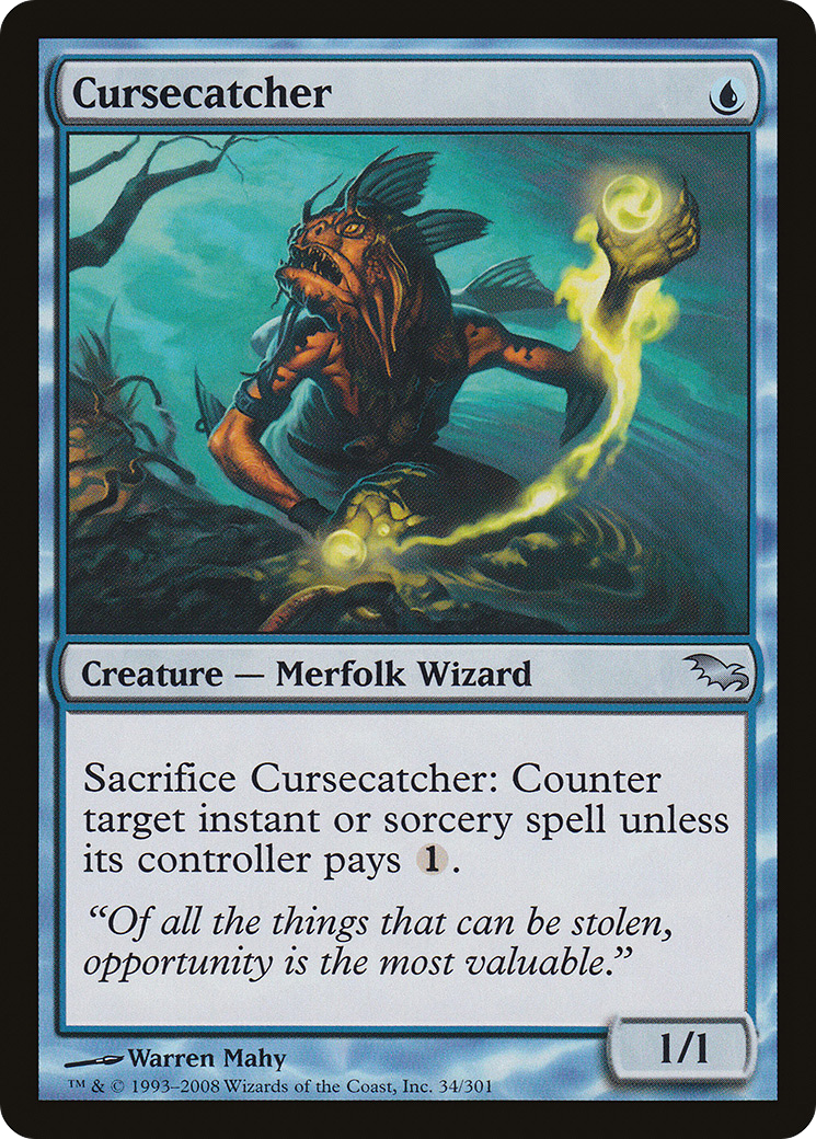 Cursecatcher (SHM-034) [Shadowmoor] Foil MTG Single Wizards of the Coast