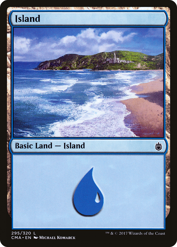 Island (CMA-295) [Commander Anthology] MTG Single Wizards of the Coast