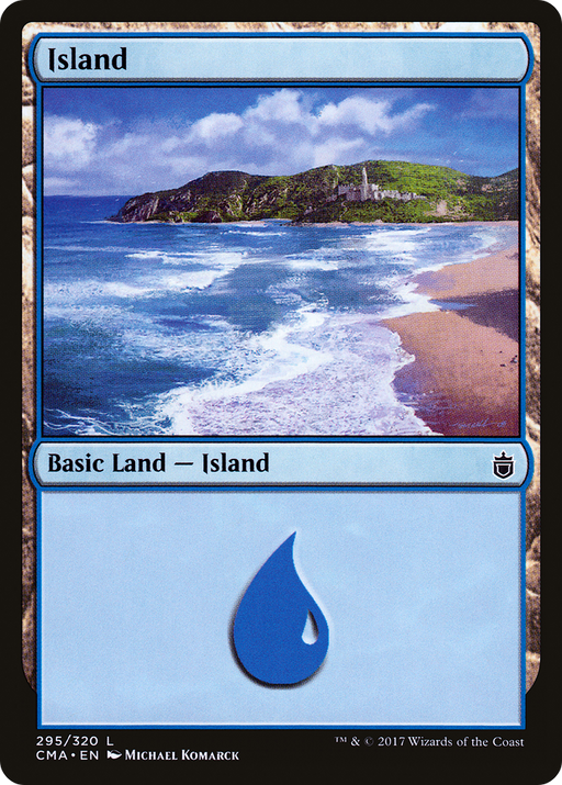 Island (CMA-295) [Commander Anthology] MTG Single Wizards of the Coast