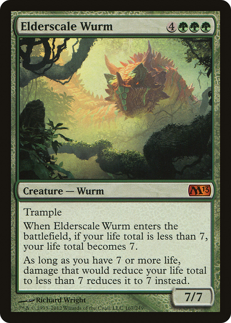 Elderscale Wurm (M13-167) [Magic 2013] Foil MTG Single Wizards of the Coast