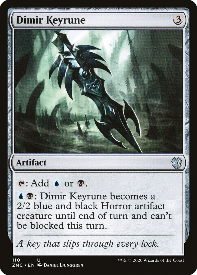 Dimir Keyrune (ZNC-110) [Zendikar Rising Commander] MTG Single Wizards of the Coast