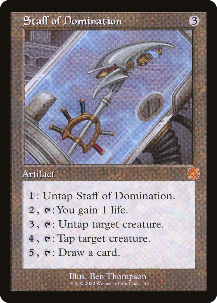 Staff of Domination (BRR-056) [The Brothers' War Retro Artifacts] Foil MTG Single Wizards of the Coast