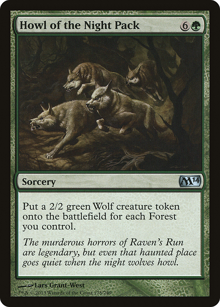 Howl of the Night Pack (M14-178) [Magic 2014] Foil MTG Single Wizards of the Coast