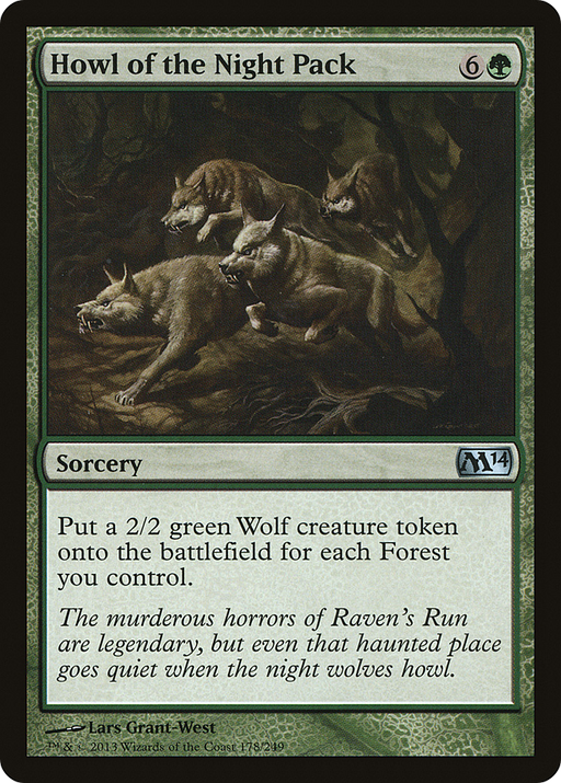 Howl of the Night Pack (M14-178) [Magic 2014] MTG Single Wizards of the Coast